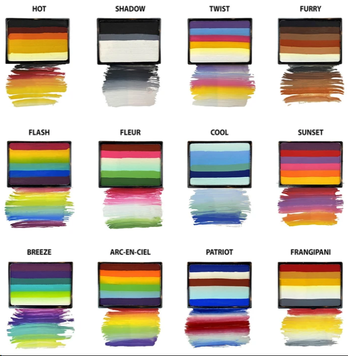 Mehron Paradise Makeup AQ™ Prisma Blend Sets //mehron.com/paradise-makeup-aq-prisma-blendset